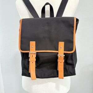 DKNYC Black and Tan Men's Backpack